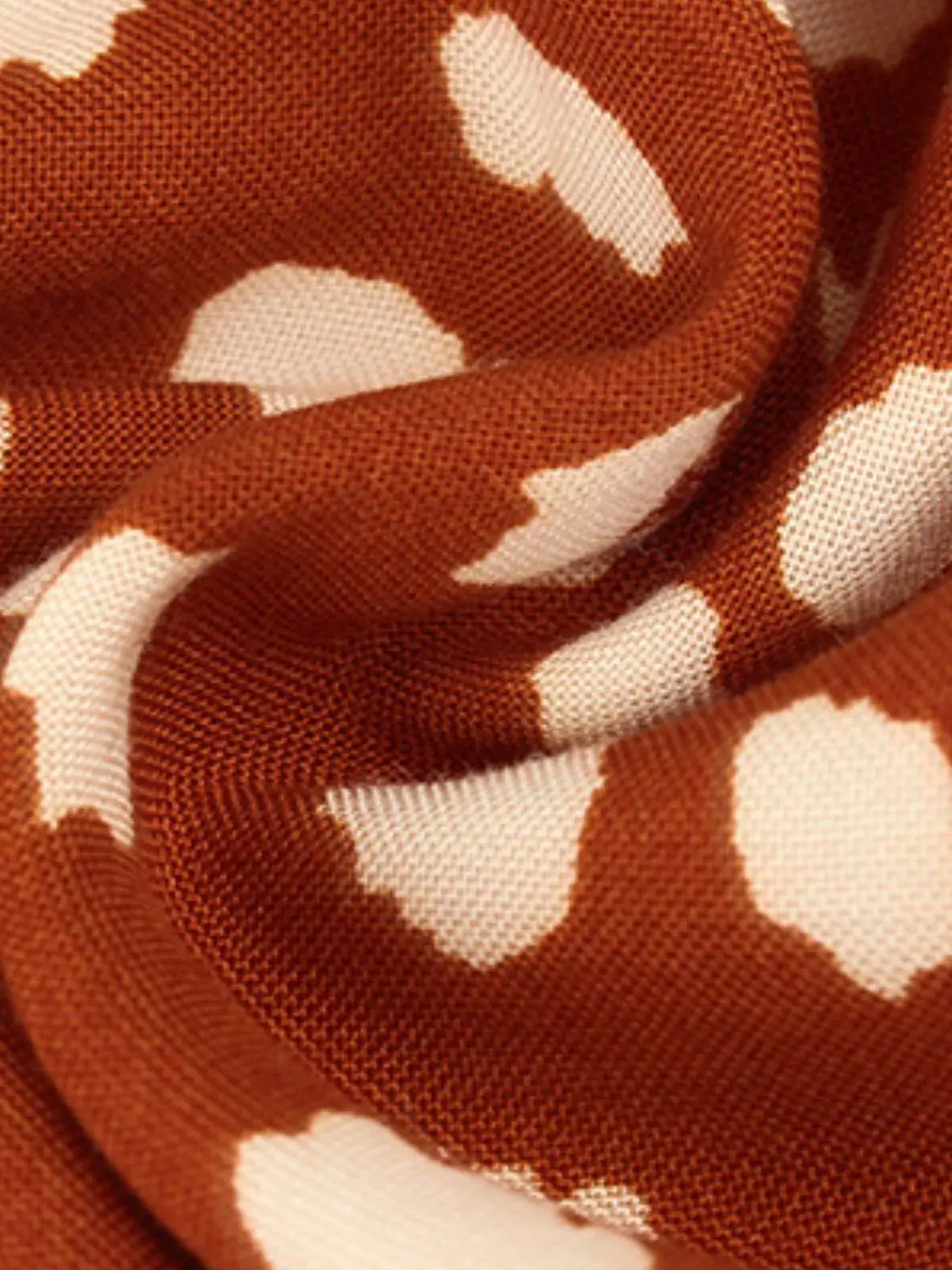 Animal Print Short Sleeve Dress by Partner Label