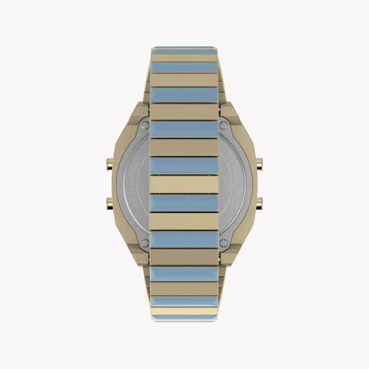Timex Unisex Gold-Tone Watch, Blue Accents | Tw2w40800 by TIMEX