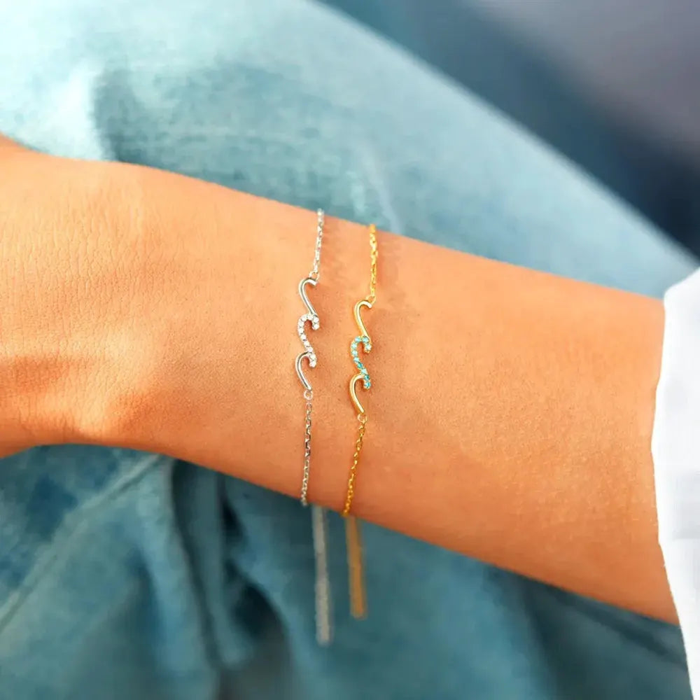 925 Sterling Silver Zircon Bracelet by Partner Label