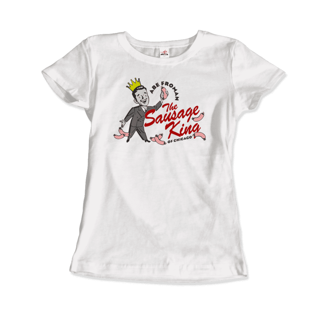 Abe Froman the Sausage King of Chicago from Ferris Bueller's Day Off t-shirt by Art-O-Rama Shop