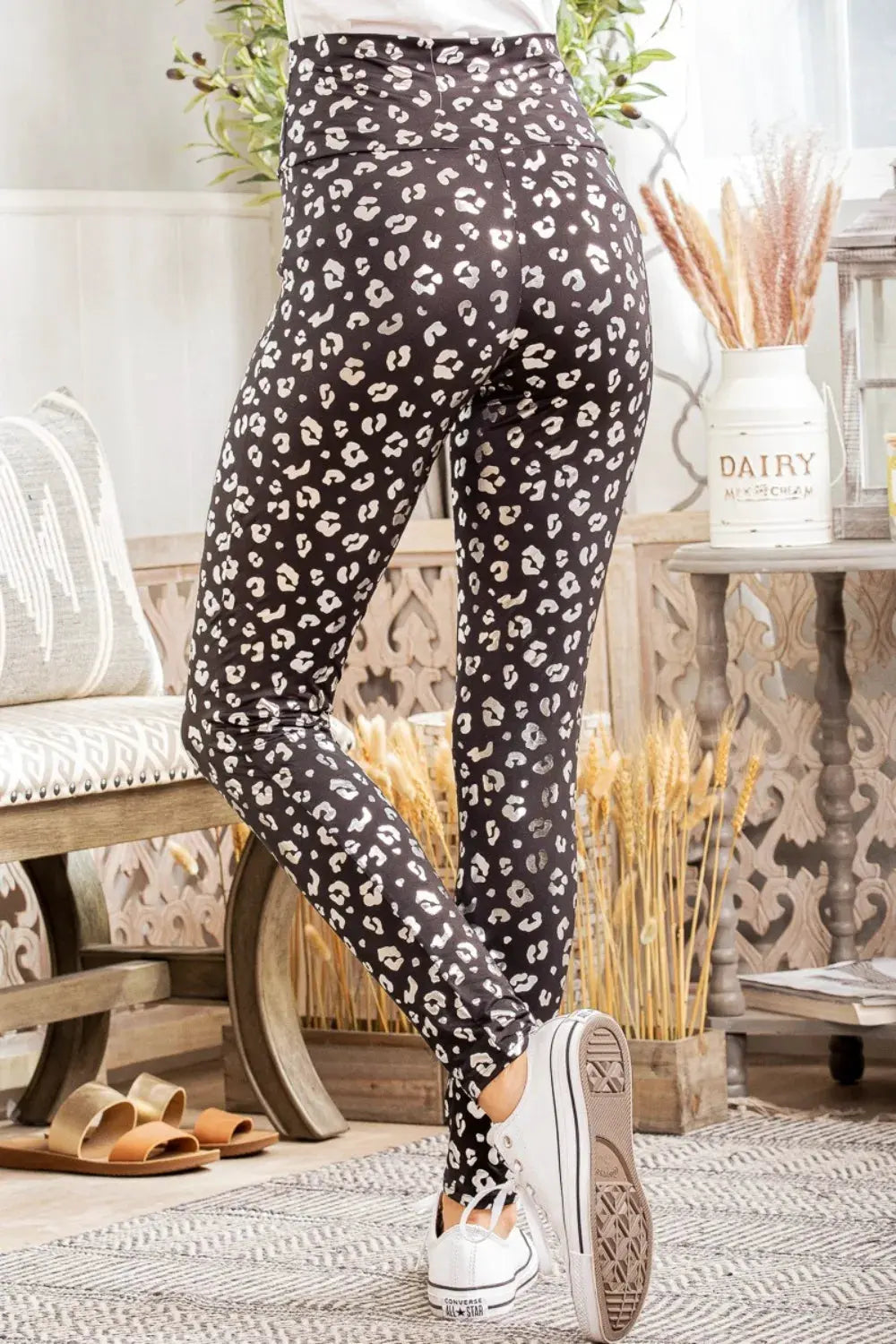 Heimish Full Size Leopard High Waist Leggings by Heimish