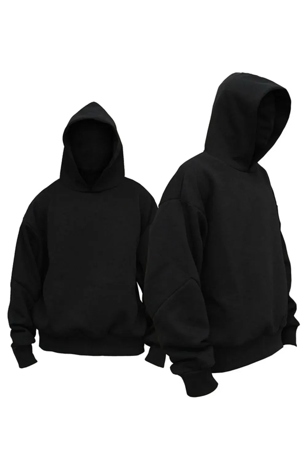 Men's Drop Shoulder Long Sleeve Hoodie by Partner Label