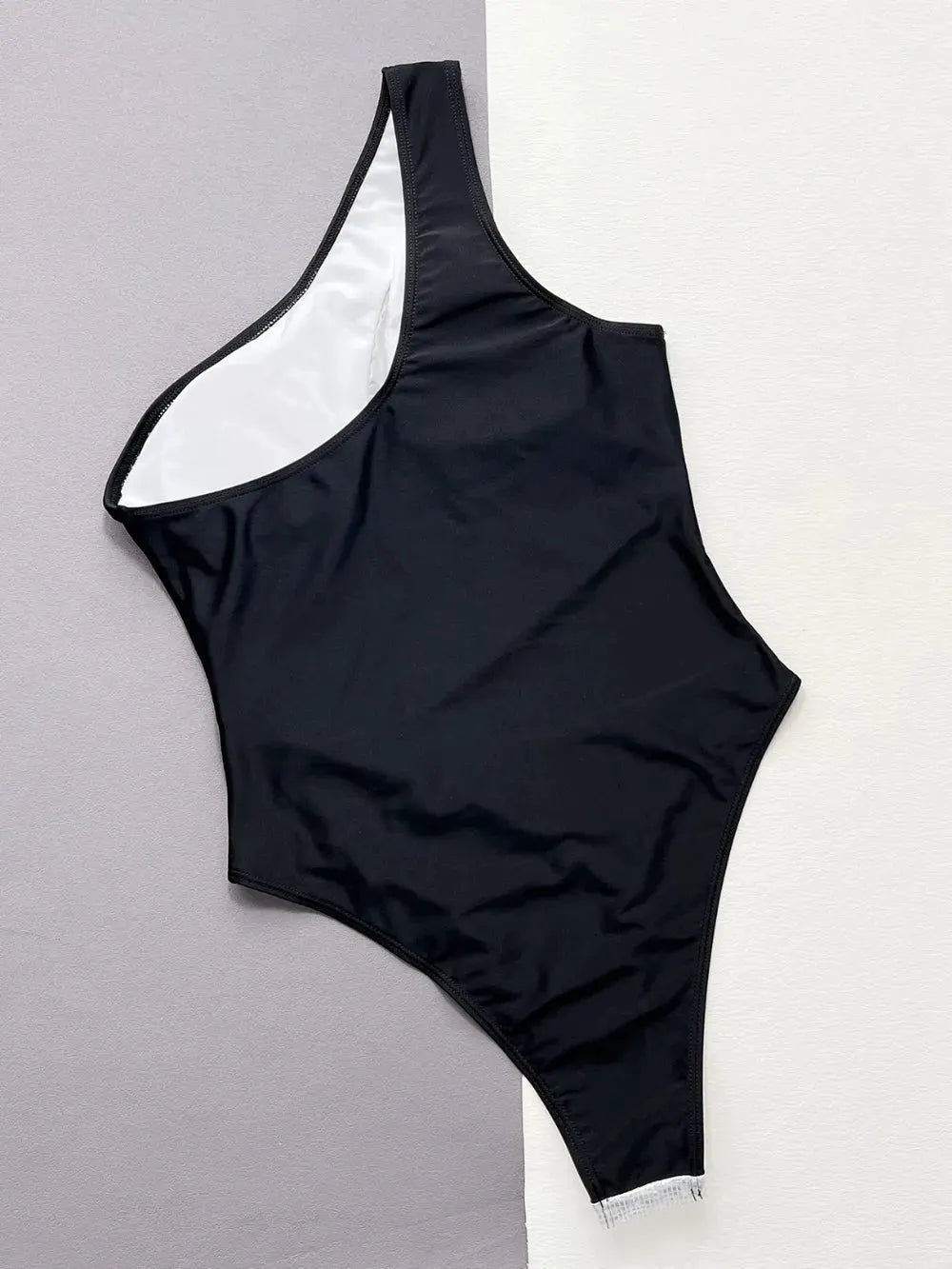 Contrast Panel One-Piece Swimsuit by Partner Label