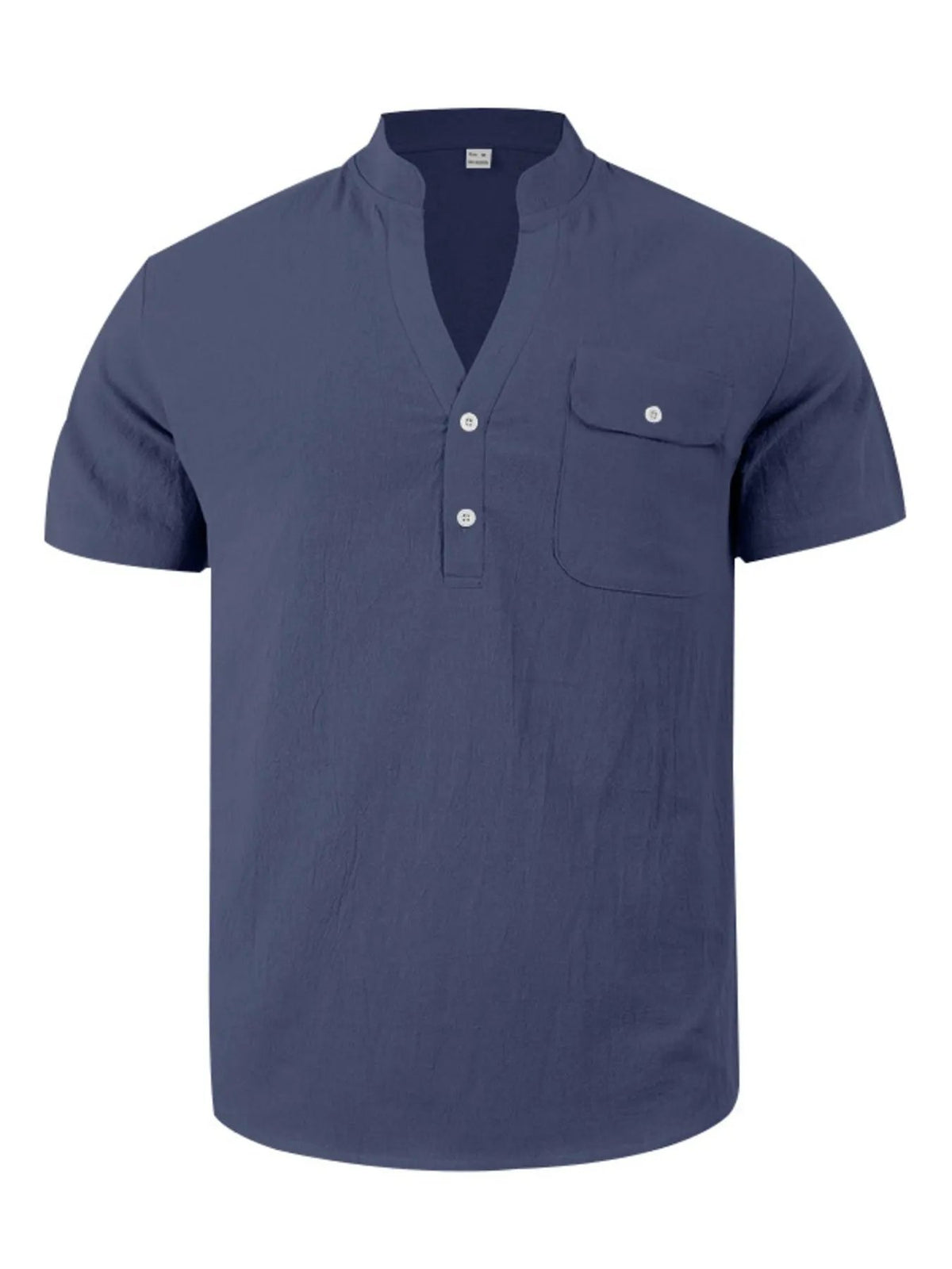 Men's Full Size Casual Short Sleeve Shirt Plus Size by Trendsi