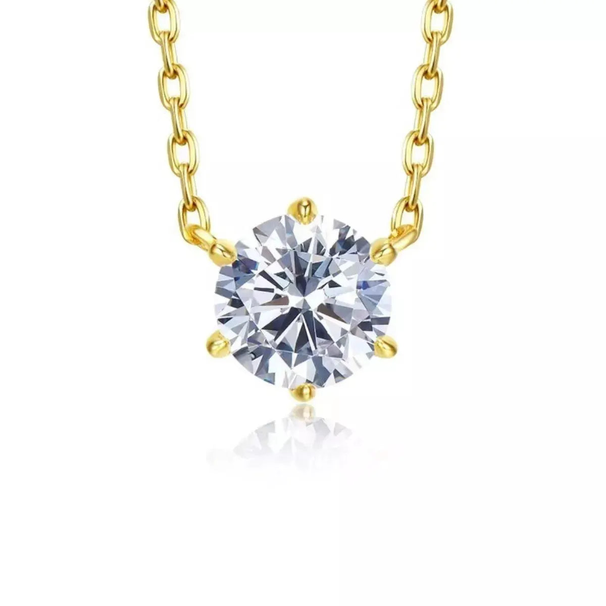 925 Sterling Silver Zircon Necklace by Partner Labels