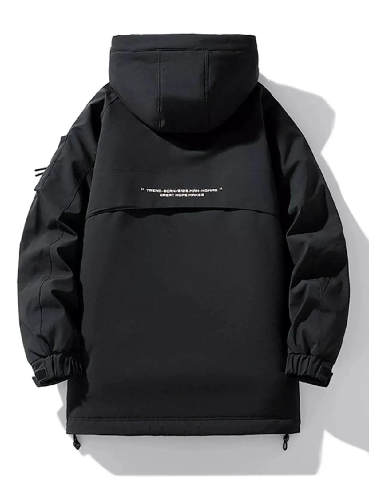 Men's Plus Size Urban Style Hooded Winter Padded Jacket by Partner Label