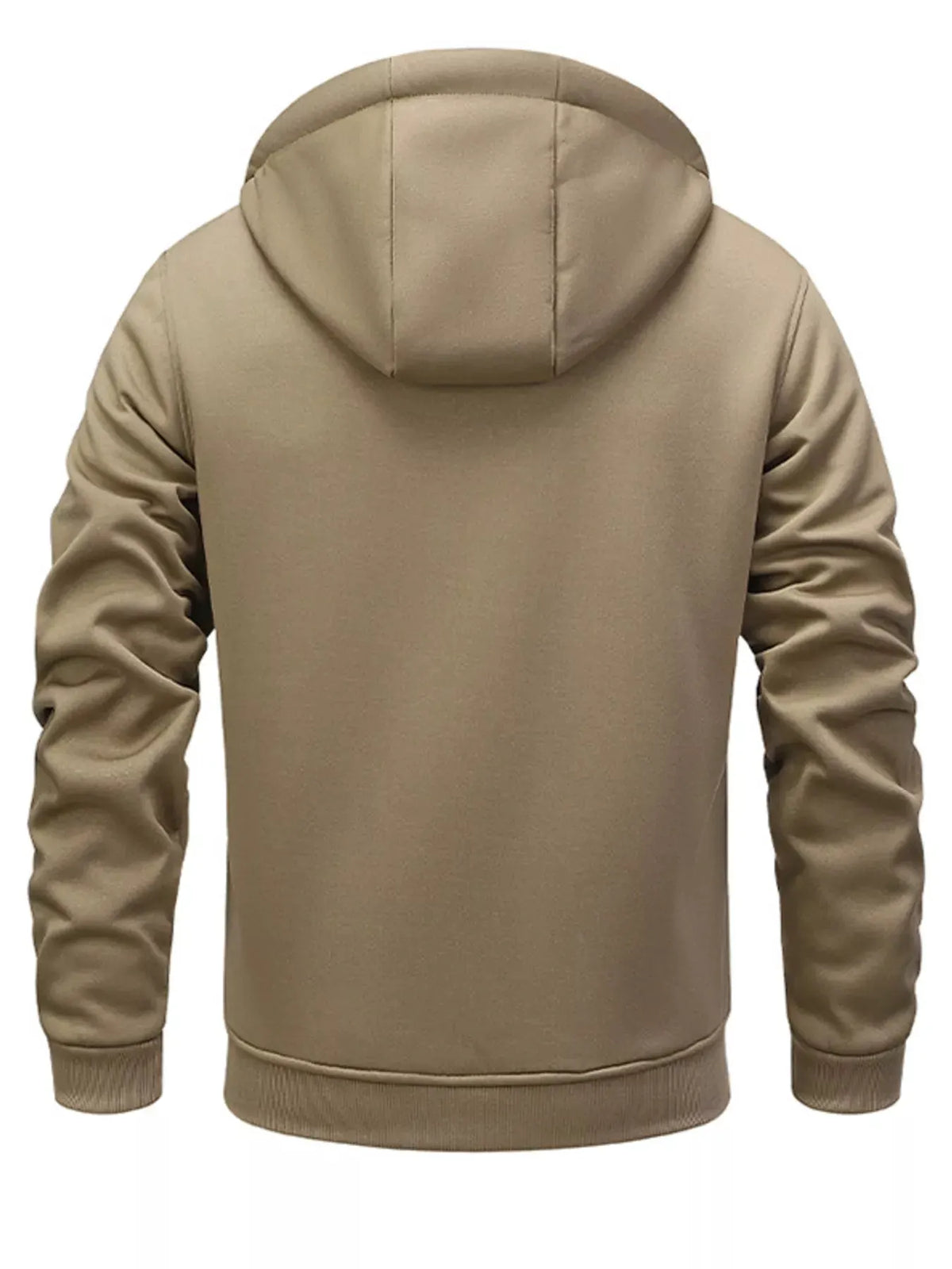 Men's Full Size Warm Fleece Lined Zip-Up Hoodie Plus Size by Partner Label