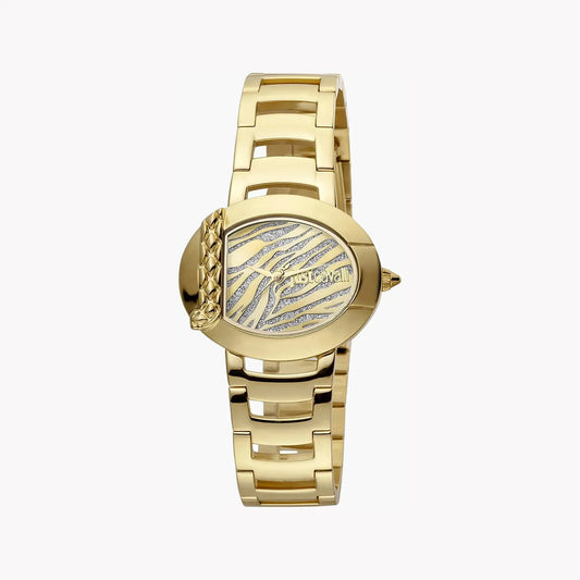 Just Cavalli Women's Gold Stainless Steel Watch, Champagne Dial | Jc1l109m0035 by JUST CAVALLI