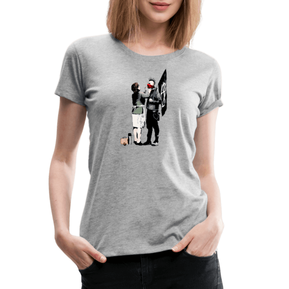 Banksy Anarchist Punk and His Mother artwork t-shirt by Art-O-Rama Shop