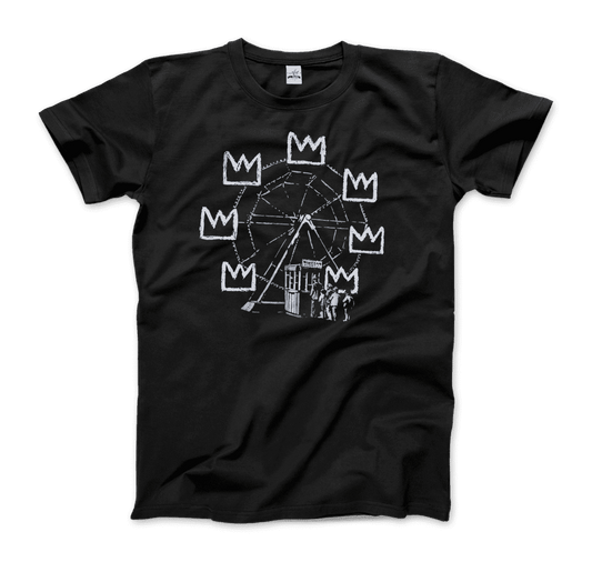 Banksy Ferris Wheel artwork t-shirt by Art-O-Rama Shop
