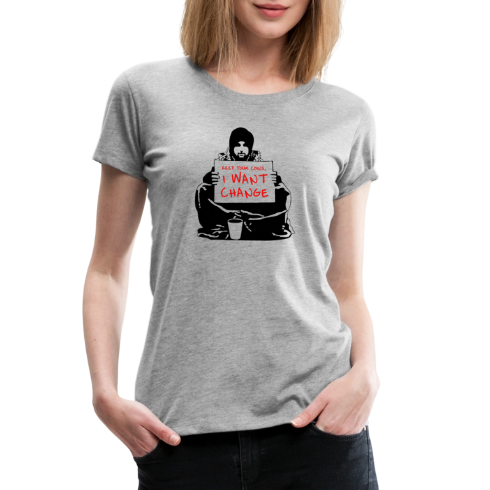 Banksy I Want Change artwork t-shirt by Art-O-Rama Shop