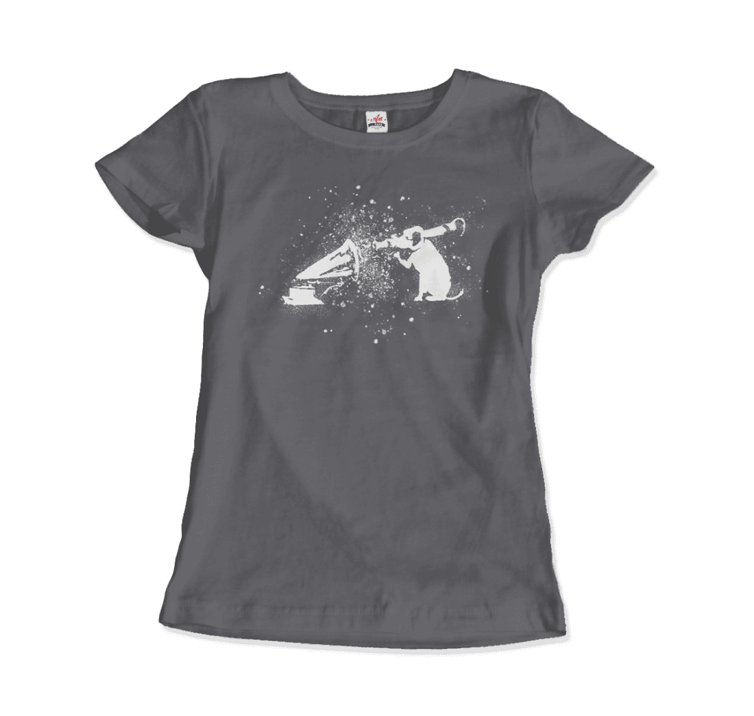 Banksy Rocket Dog (His Master’s Voice) street art t-shirt by Art-O-Rama Shop