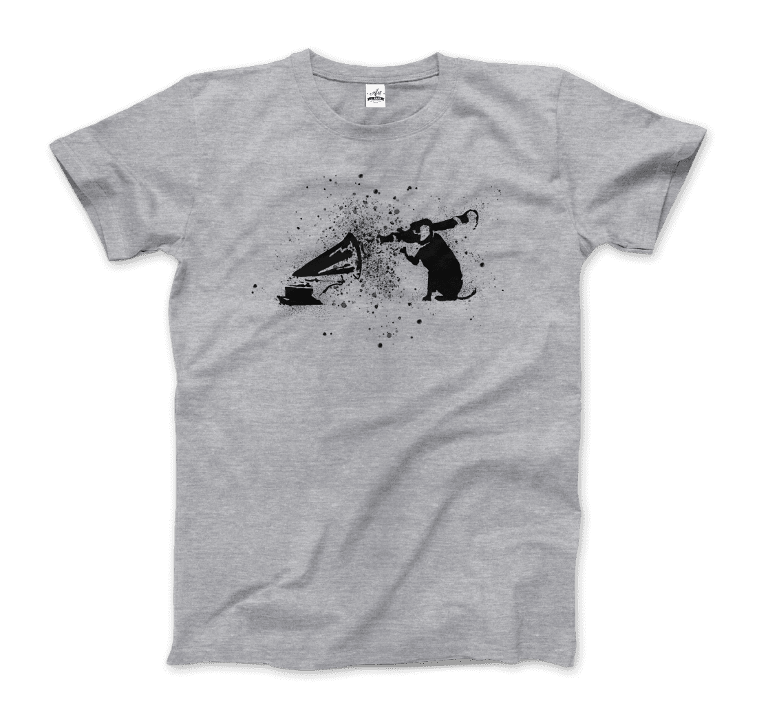 Banksy Rocket Dog (His Master’s Voice) street art t-shirt by Art-O-Rama Shop