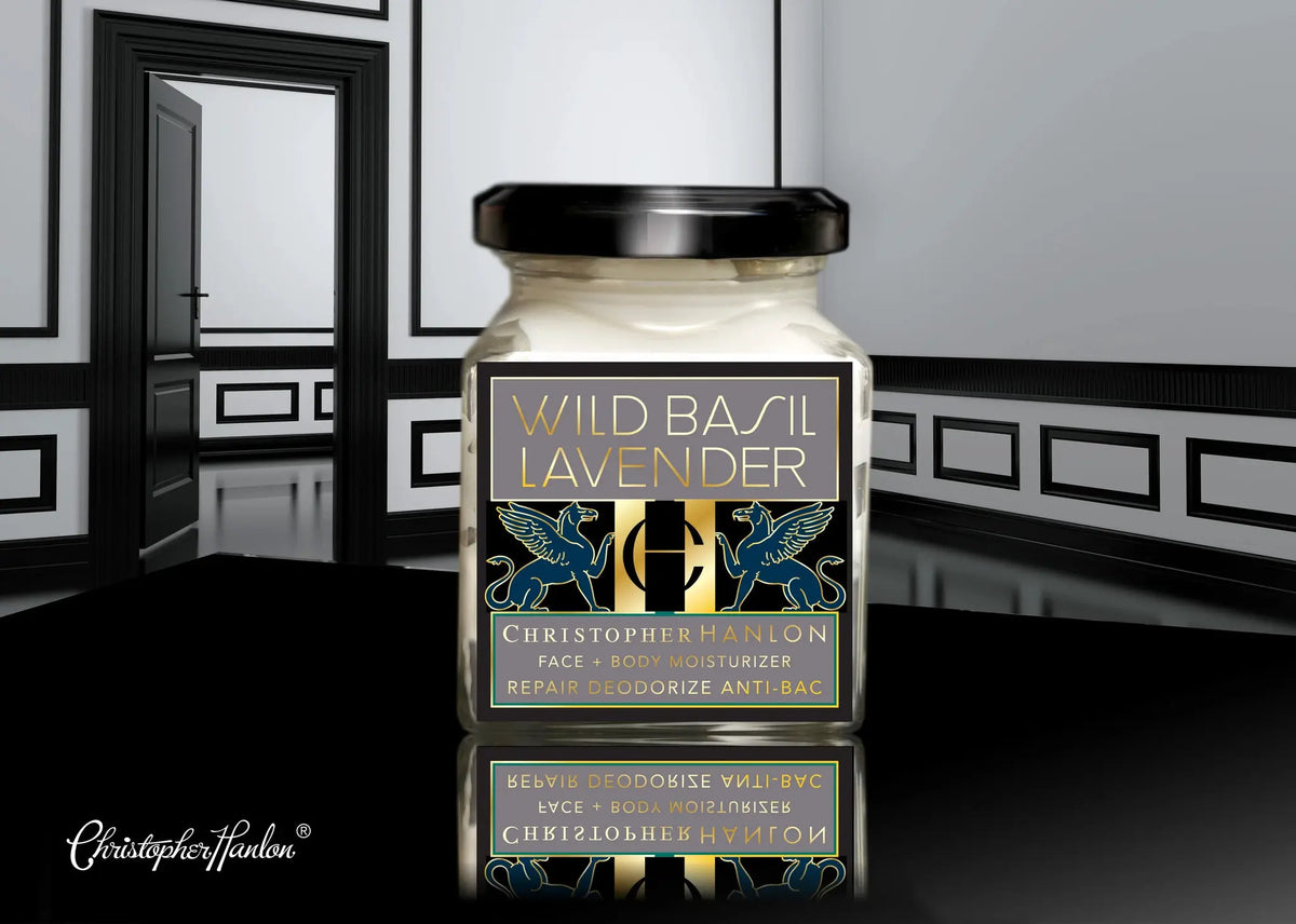 BASIL + LAVENDER. FACE + BODY MOISTURIZER by CHRISTOPHER HANLON®