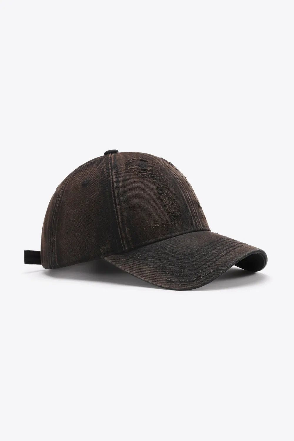 Distressed Adjustable Baseball Cap by Partner Label
