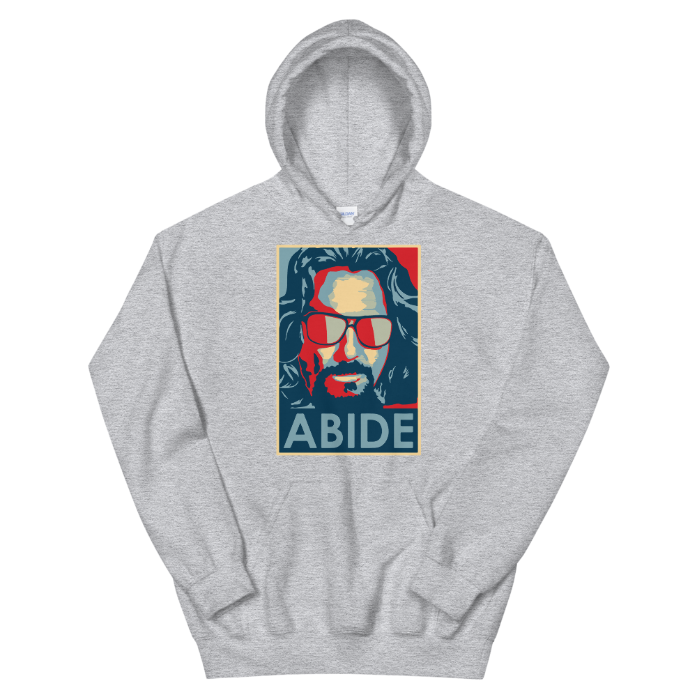 Big Lebowski Abide, Hope Style Unisex Hoodie by Art-O-Rama