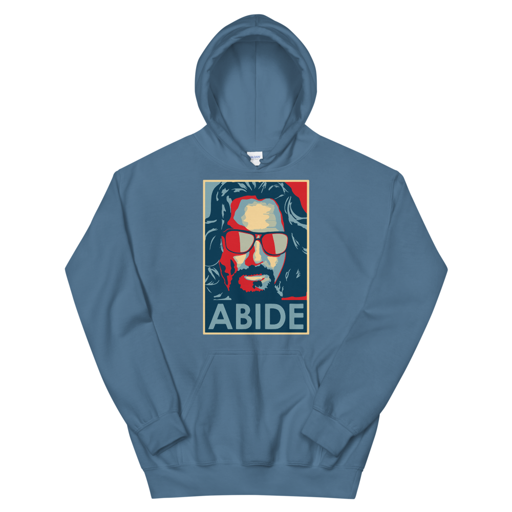 Big Lebowski Abide, Hope Style Unisex Hoodie by Art-O-Rama