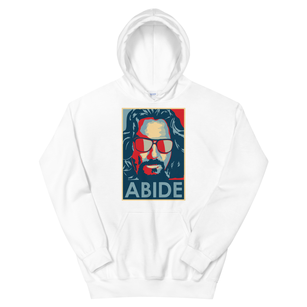 Big Lebowski Abide, Hope Style Unisex Hoodie by Art-O-Rama