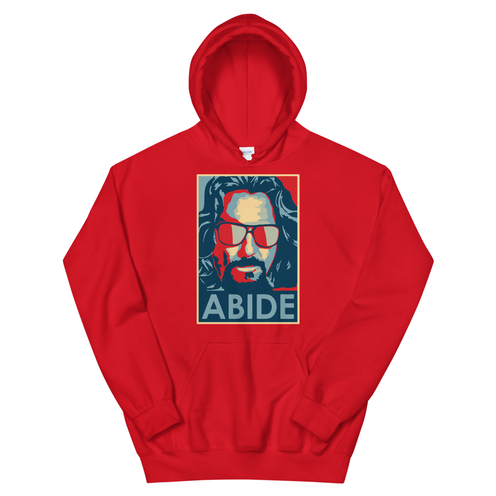 Big Lebowski Abide, Hope Style Unisex Hoodie by Art-O-Rama
