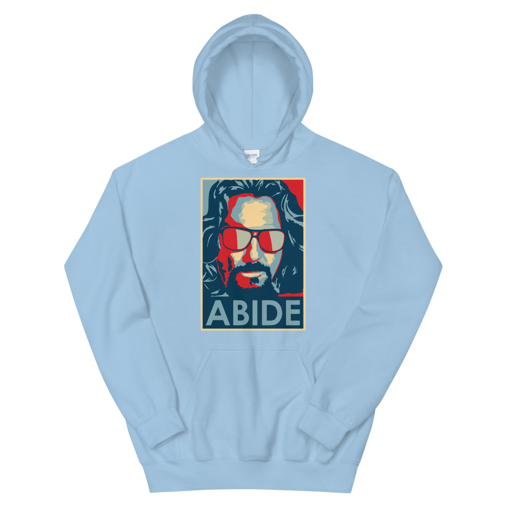 Big Lebowski Abide, Hope Style Unisex Hoodie by Art-O-Rama