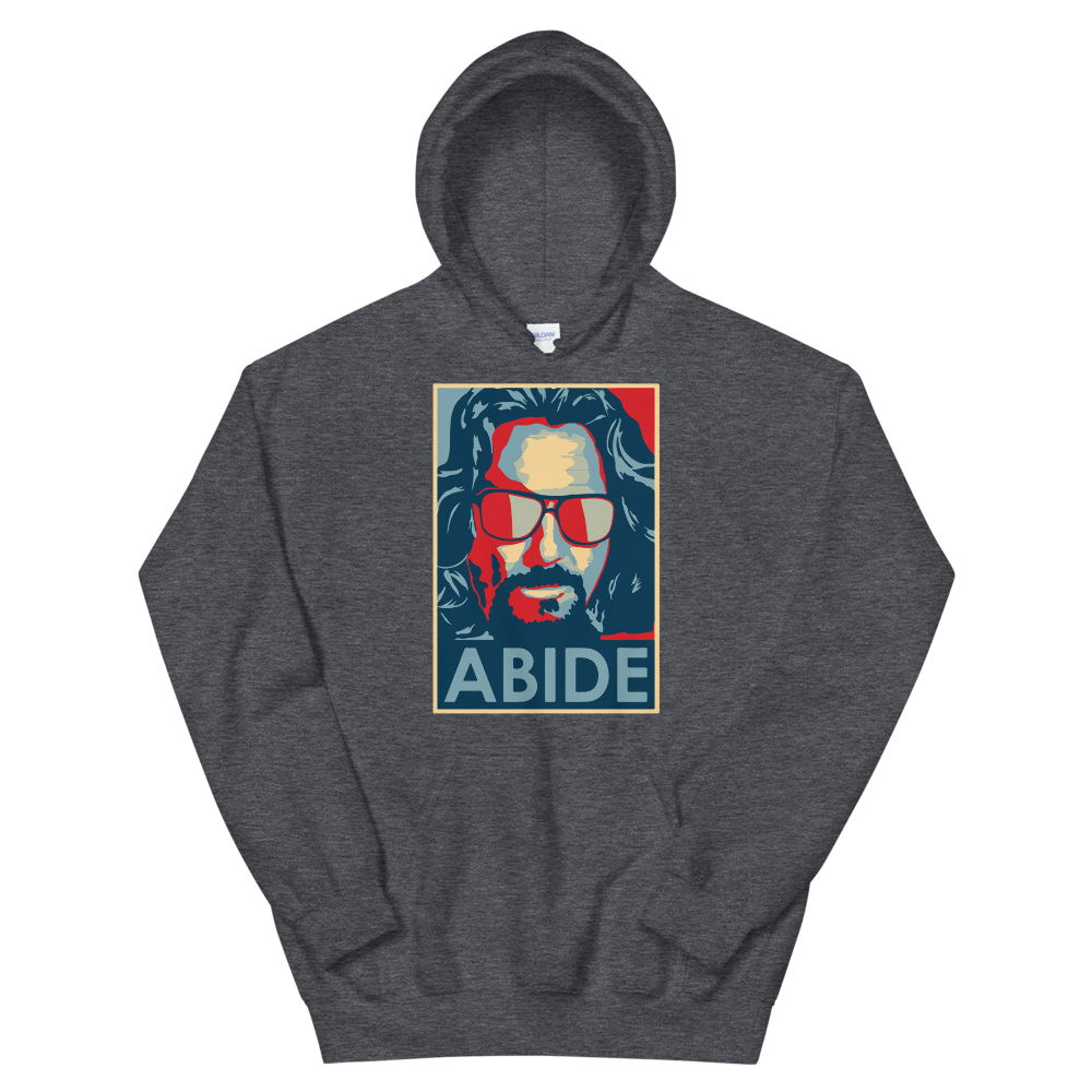 Big Lebowski Abide, Hope Style Unisex Hoodie by Art-O-Rama