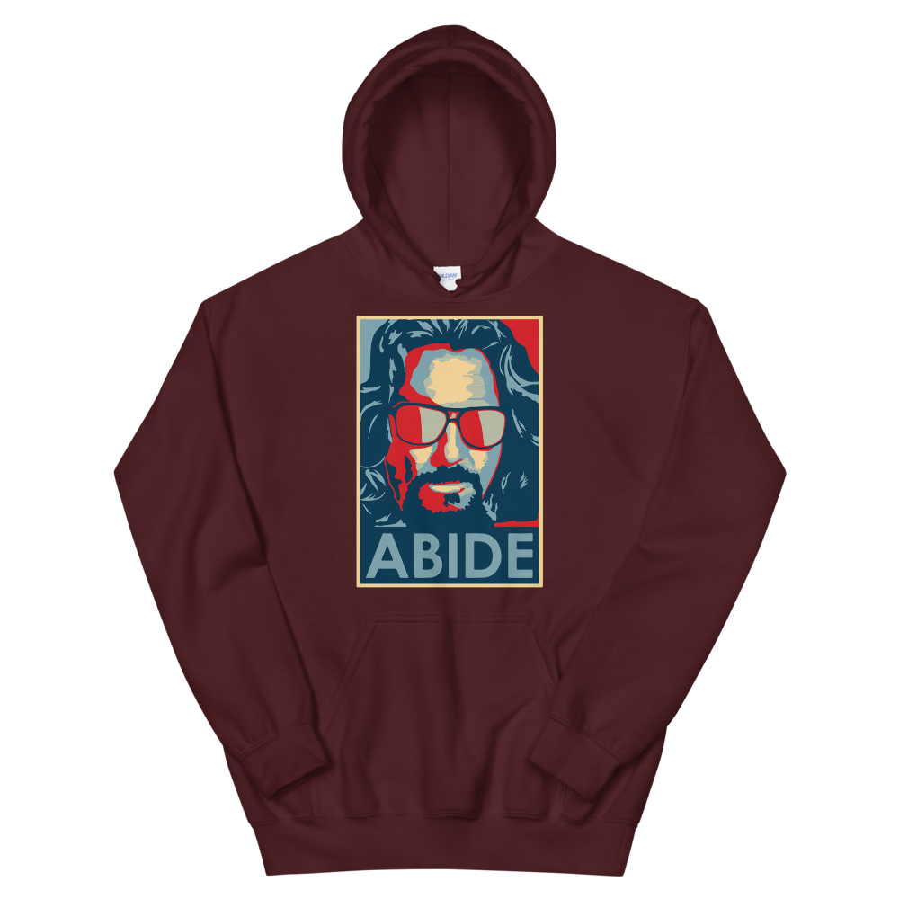 Big Lebowski Abide, Hope Style Unisex Hoodie by Art-O-Rama