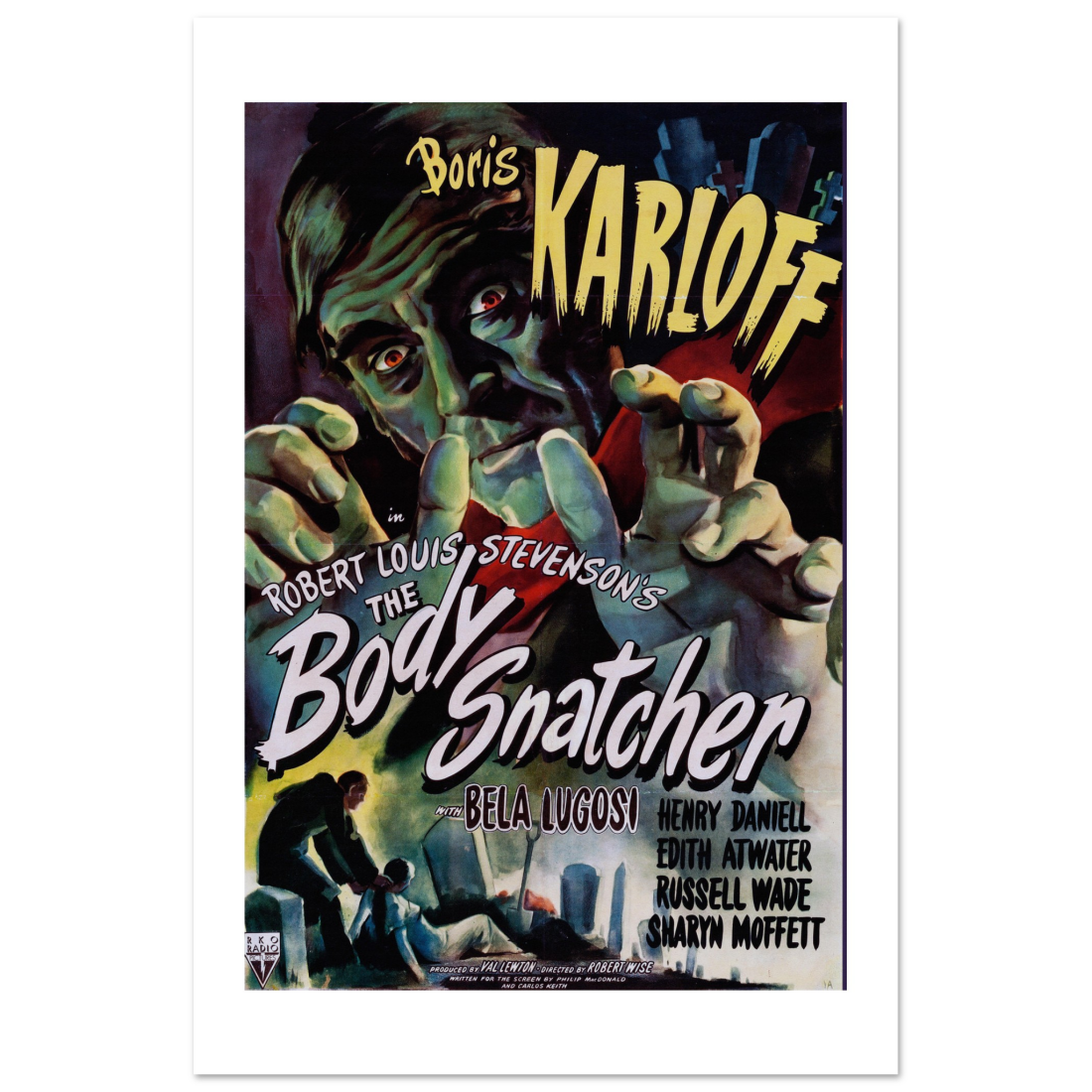 Body Snatcher 40s Sci-Fi Horror movie poster by Art-O-Rama Shop