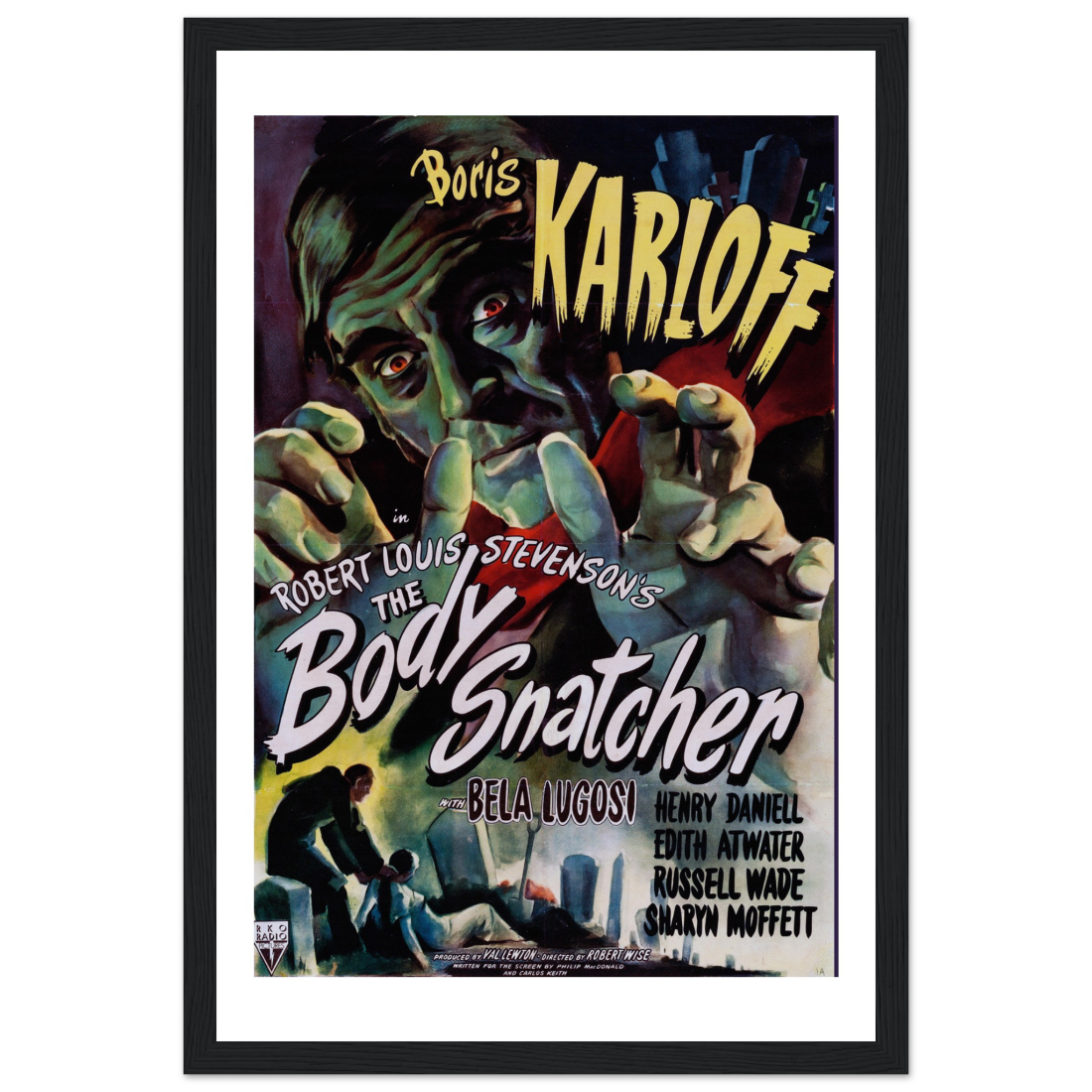 Body Snatcher 40s Sci-Fi Horror movie poster by Art-O-Rama Shop