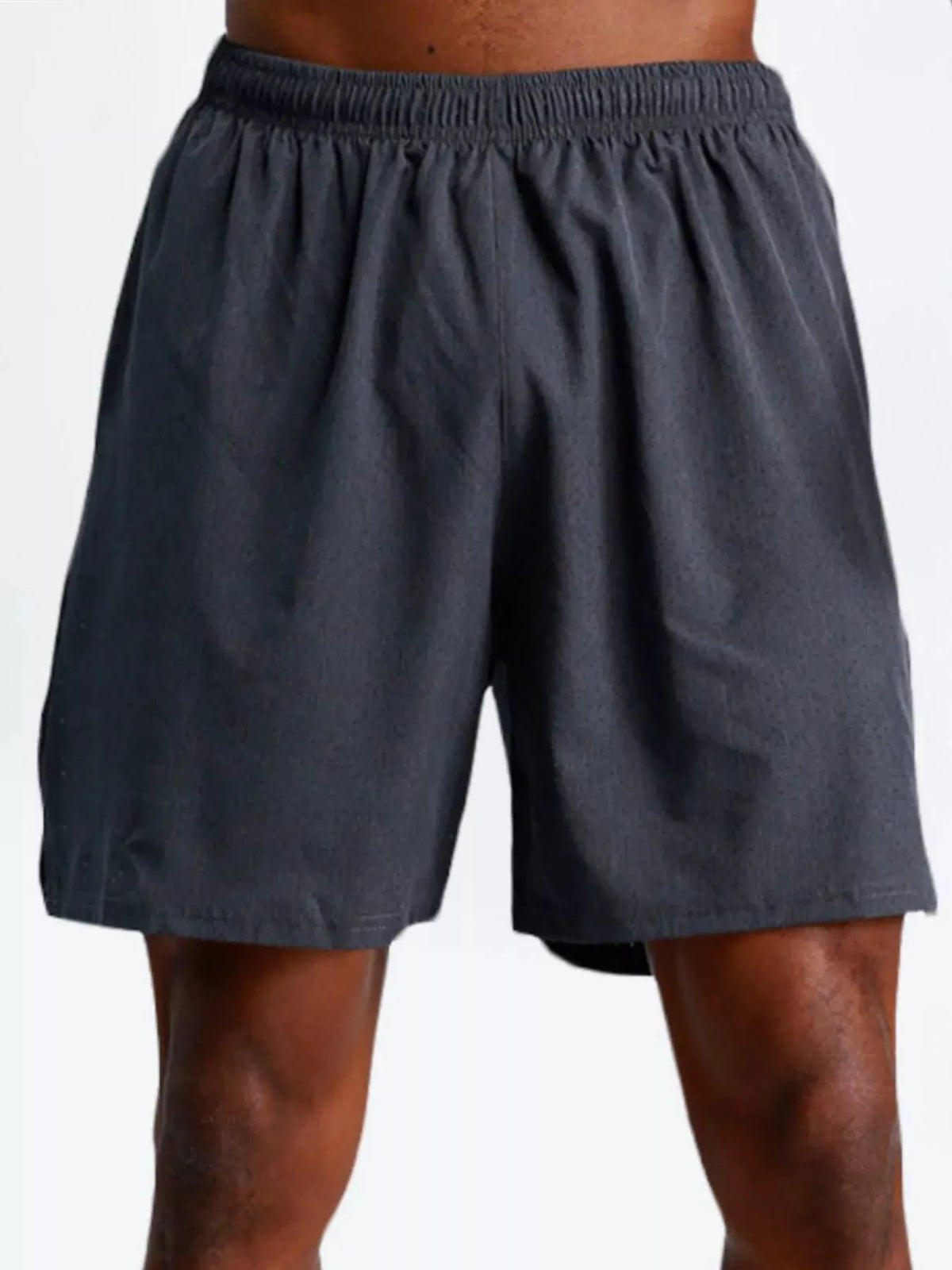 Men's Plus Size Elastic Waist Shorts by Partner Label