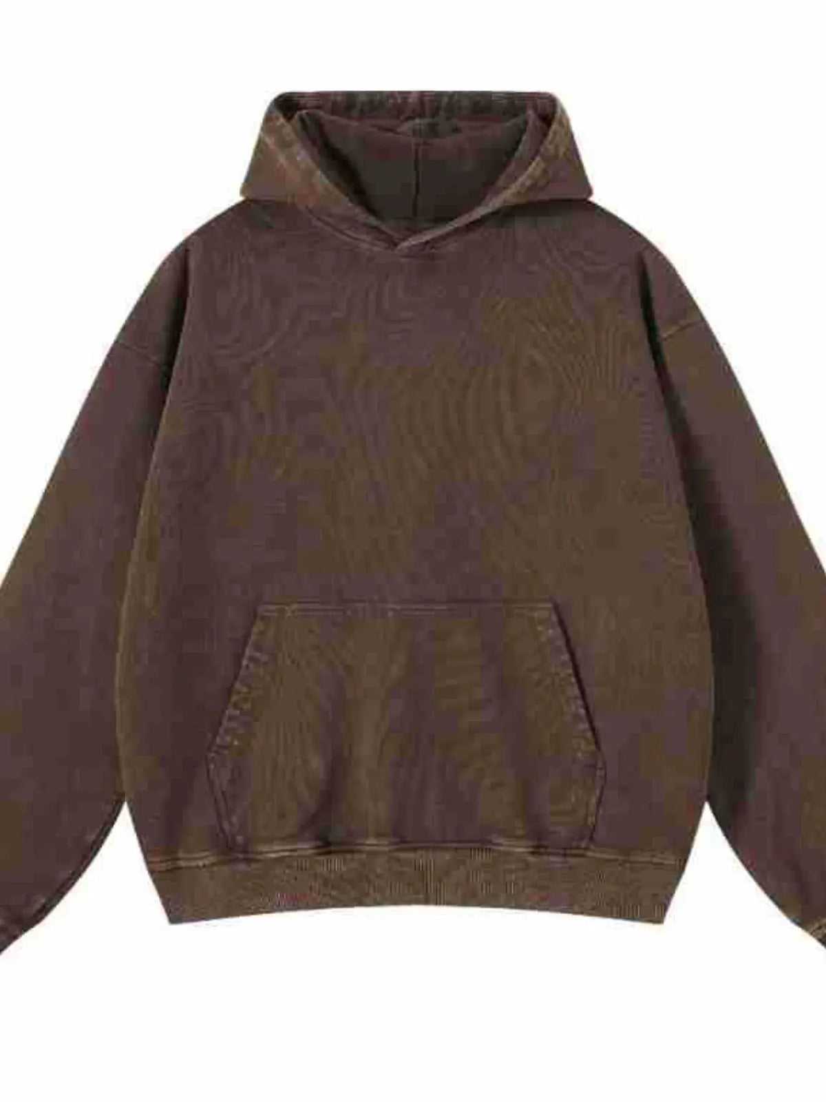 Men's Washed Oversized Long Sleeve Hoodie by Trendsi