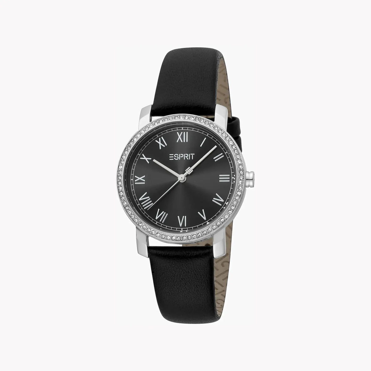 Esprit Women's Black Leather Watch, Black Dial | Es1l183m0015 by ESPRIT