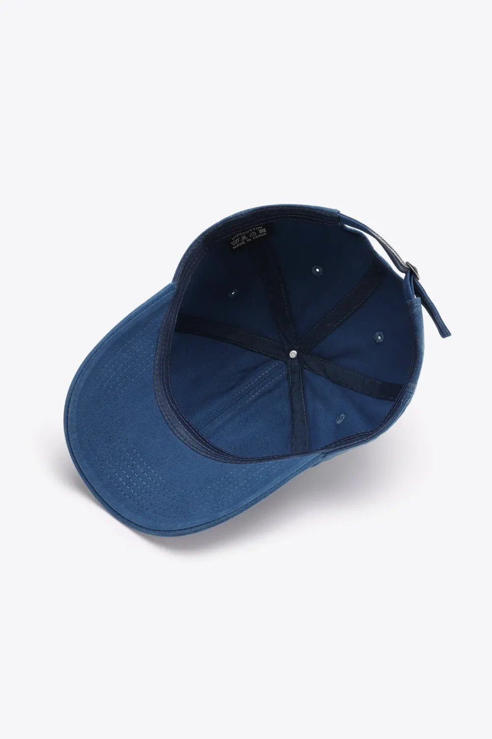 Distressed Adjustable Baseball Cap by Partner Label