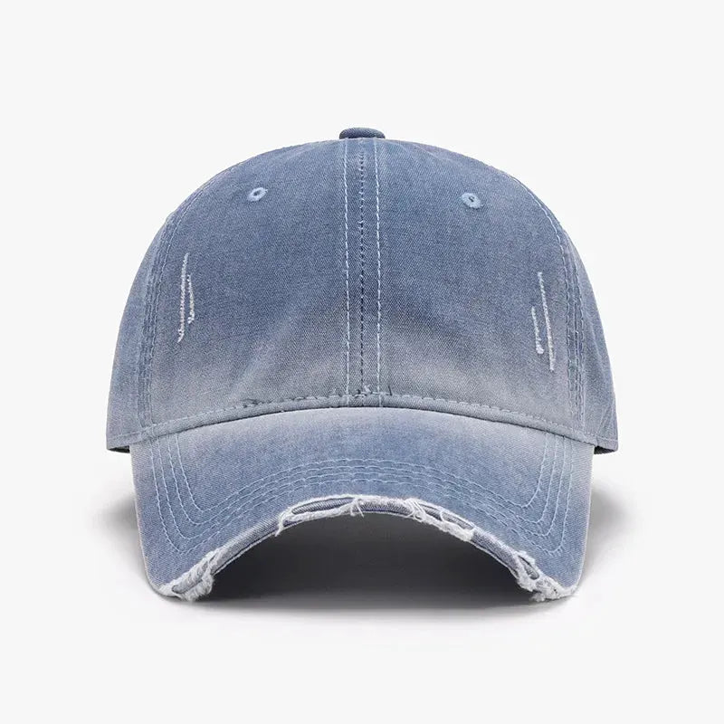 Distressed Washed Adjustable Baseball Cap by Partner Label