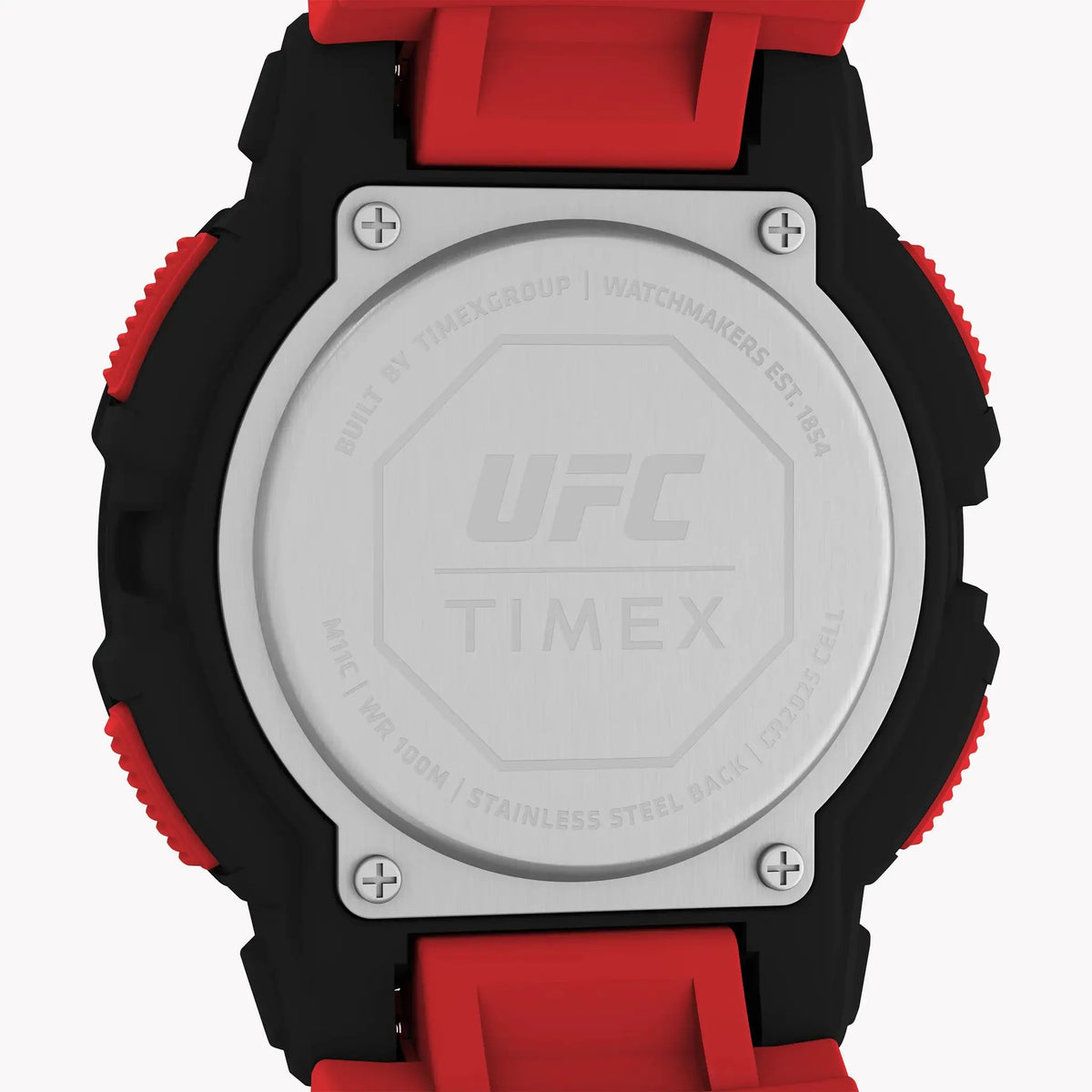 Timex Men's Red Digital Watch, Black Resin Case | T5k892 by TIMEX