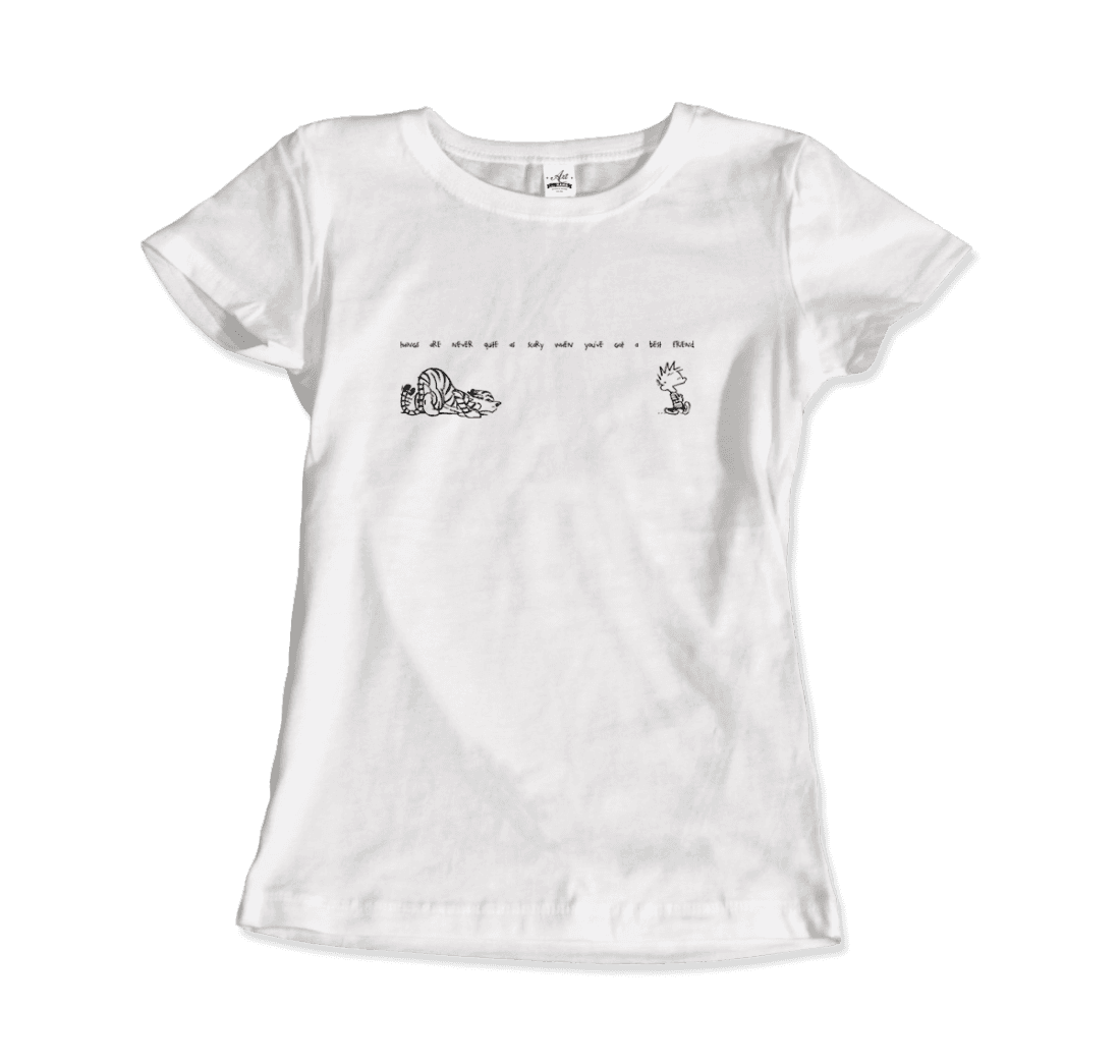Calvin and Hobbes Best Friends Quote t-shirt by Art-O-Rama Shop