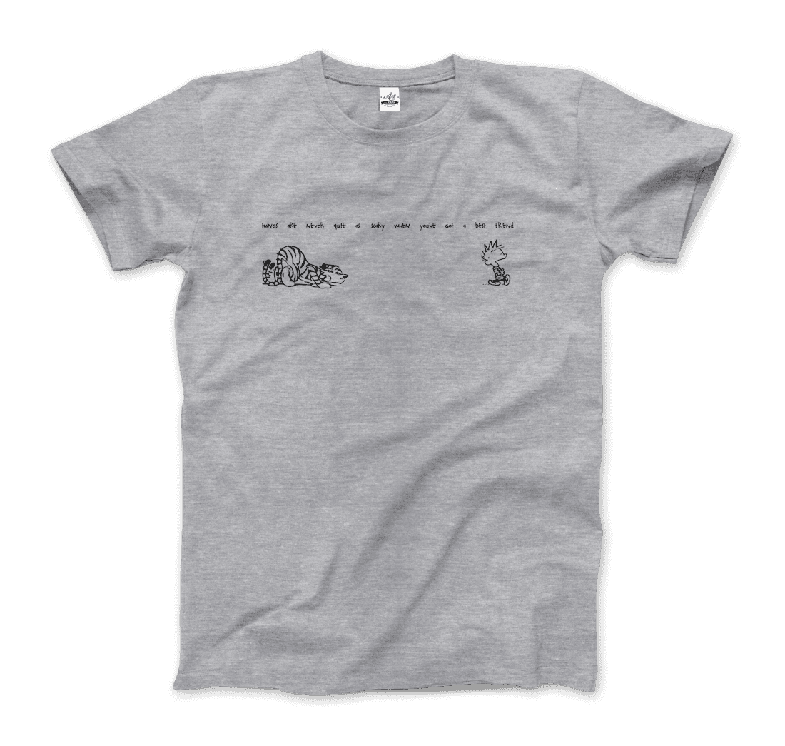 Calvin and Hobbes Best Friends Quote t-shirt by Art-O-Rama Shop
