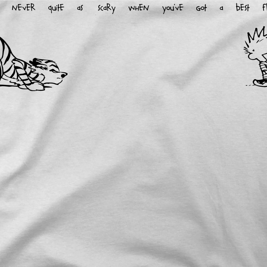Calvin and Hobbes Best Friends Quote t-shirt by Art-O-Rama Shop