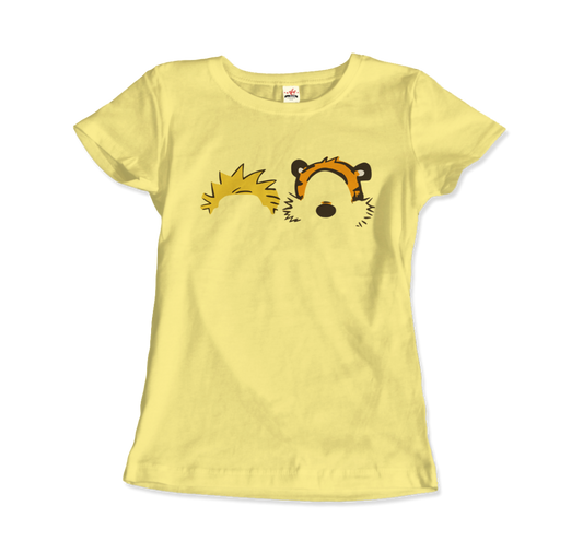 Calvin and Hobbes Faces Contour t-shirt by Art-O-Rama Shop