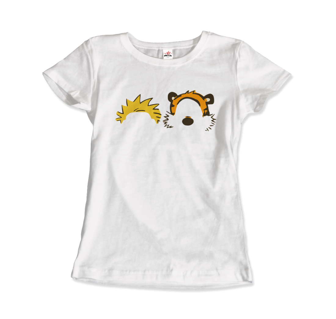 Calvin and Hobbes Faces Contour t-shirt by Art-O-Rama Shop