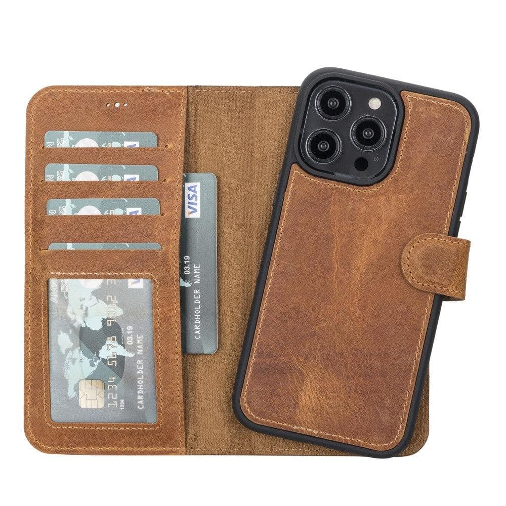 Casper iPhone 13 Series Magsafe Leather Wallet Case by TORONATA