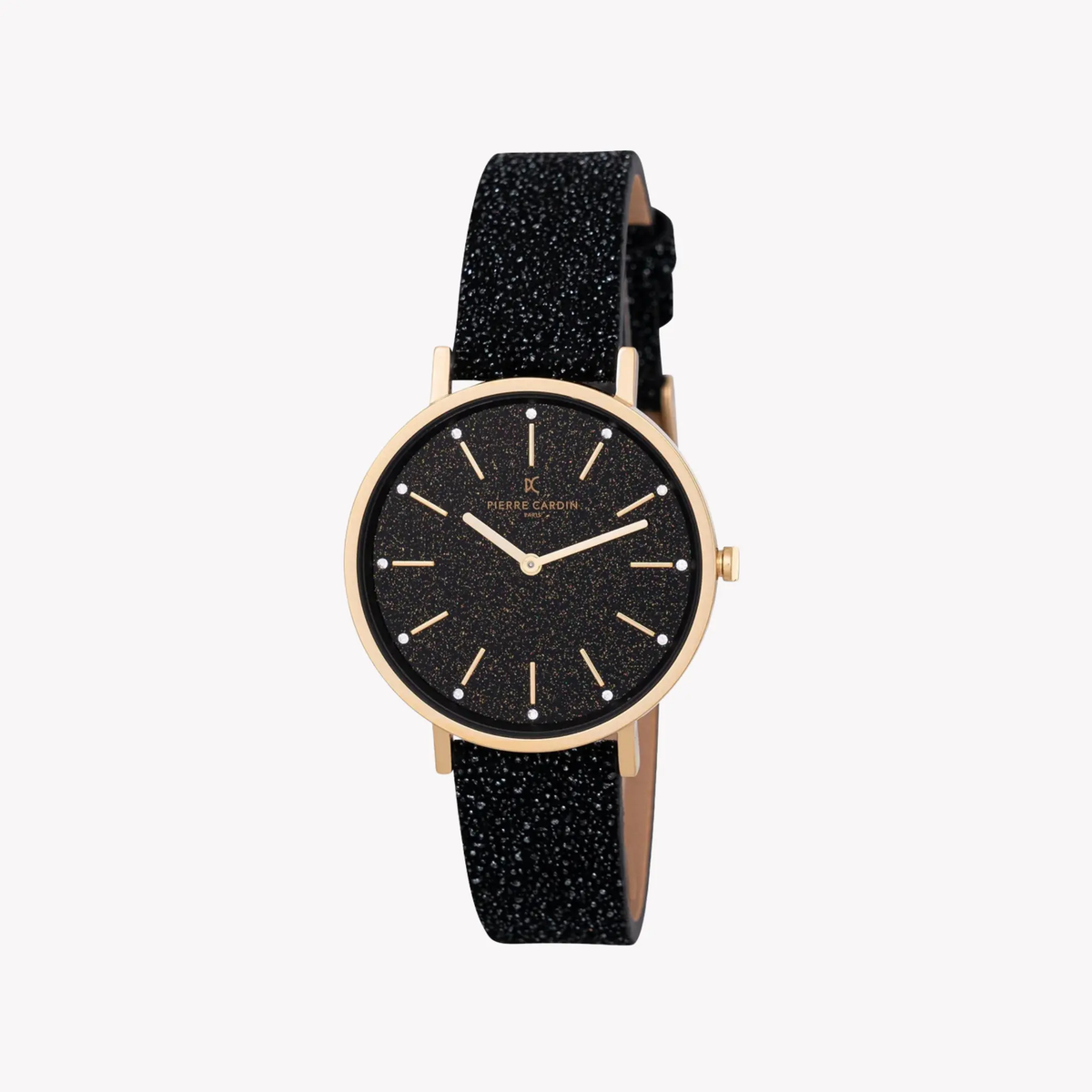 Pierre Cardin Women's Gold Watch, Black Dial | Cbv.1113 by PIERRE CARDIN