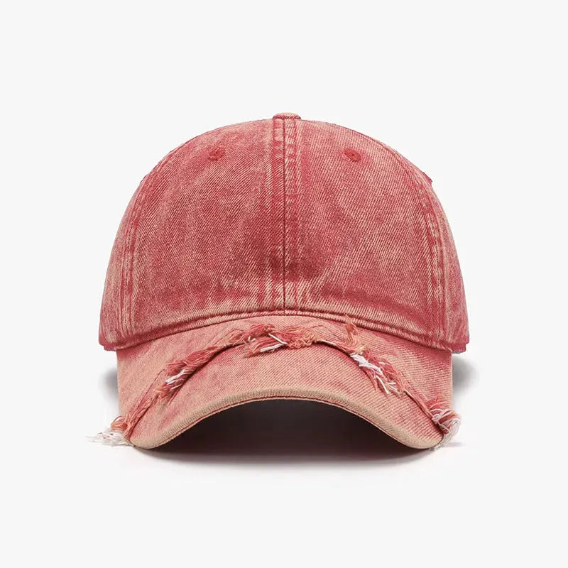 Fringe Adjustable Cotton Baseball Cap by Partner Label