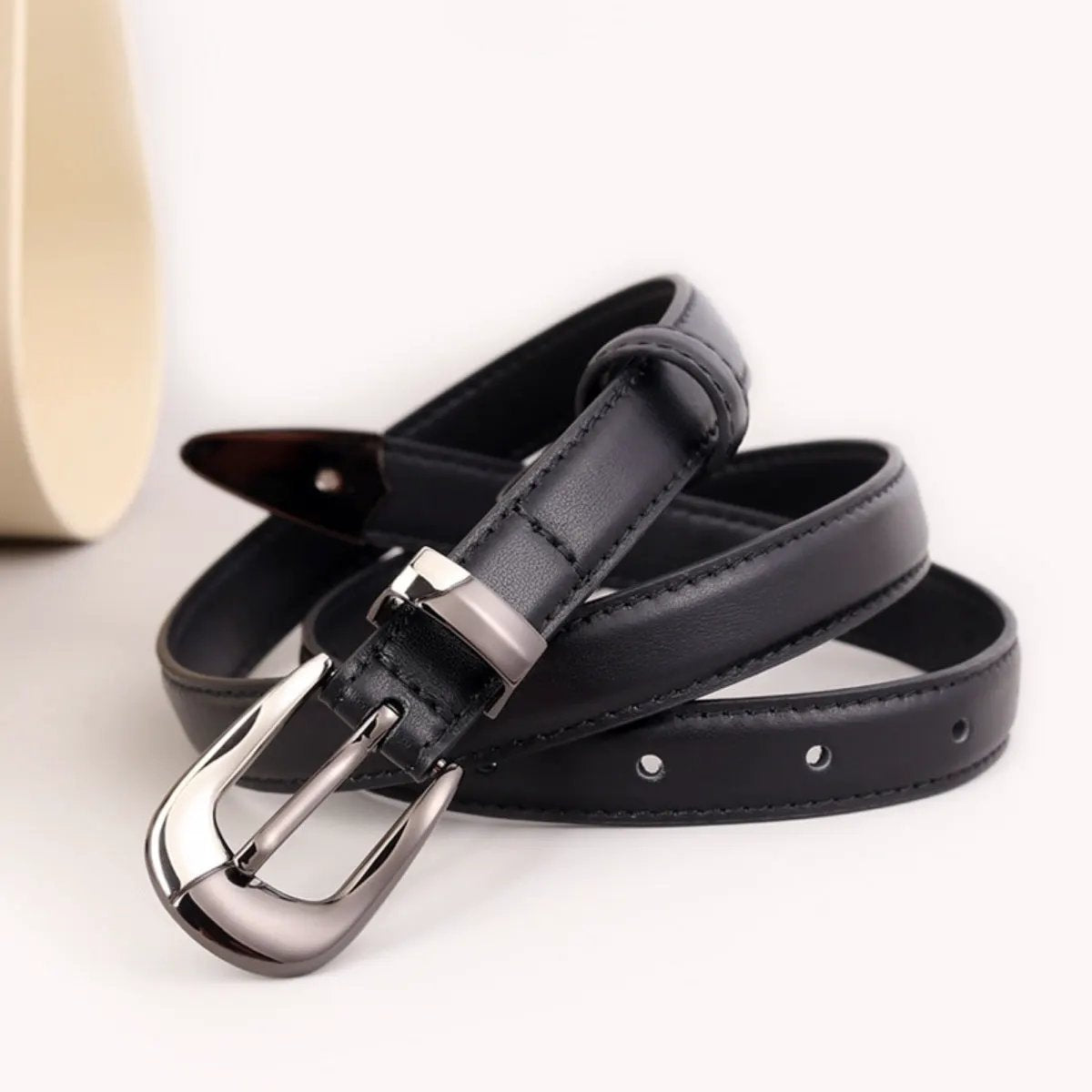 Metal Buckle Belt by Trendsi