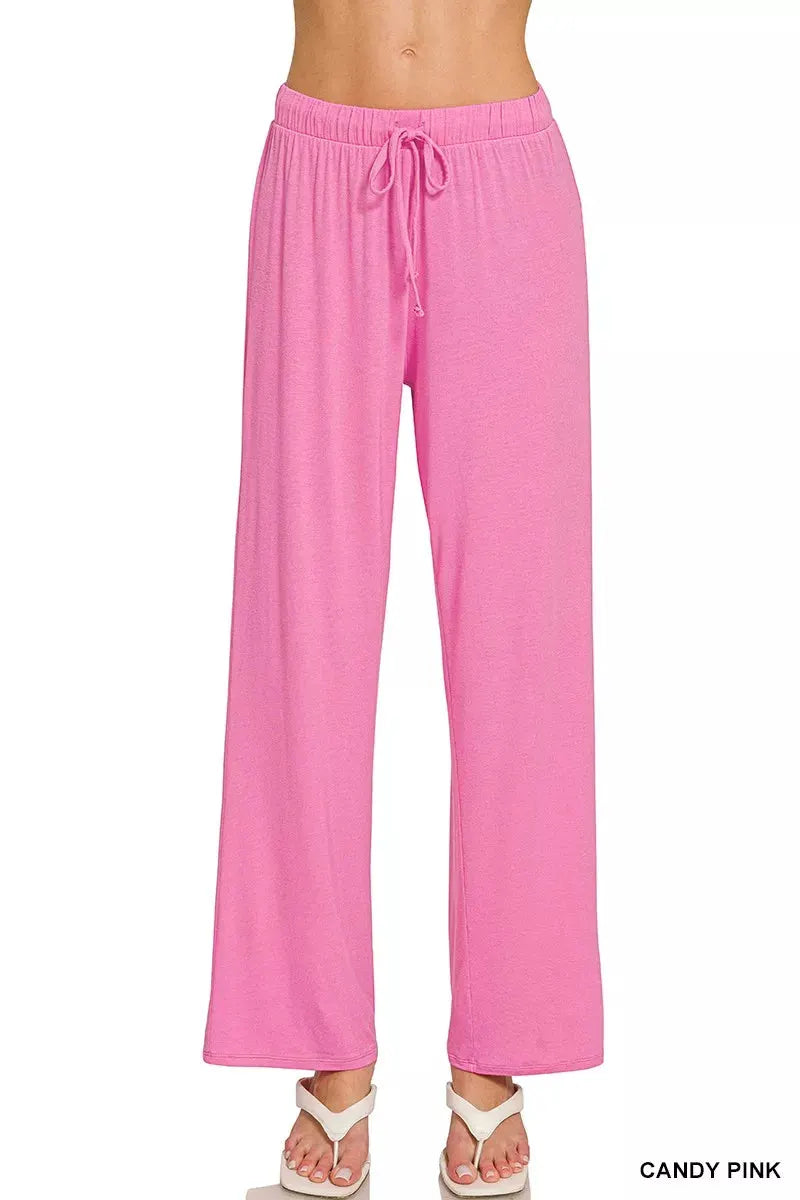 Zenana V-neck Oversized Top & Pants Set by Zenana