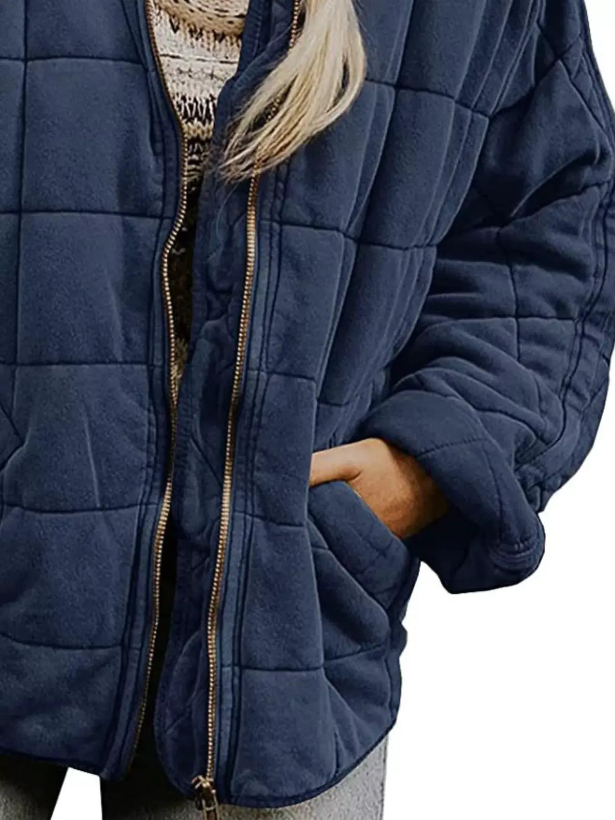 Quilted Zip Up Outerwear | Partner Labels Selection by Partner Label
