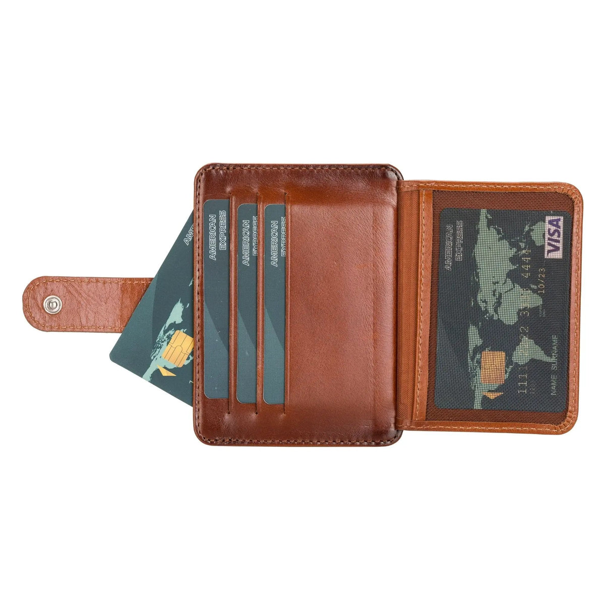 Cortez Handcrafted Leather Slim Wallet with Card Holder by TORONATA