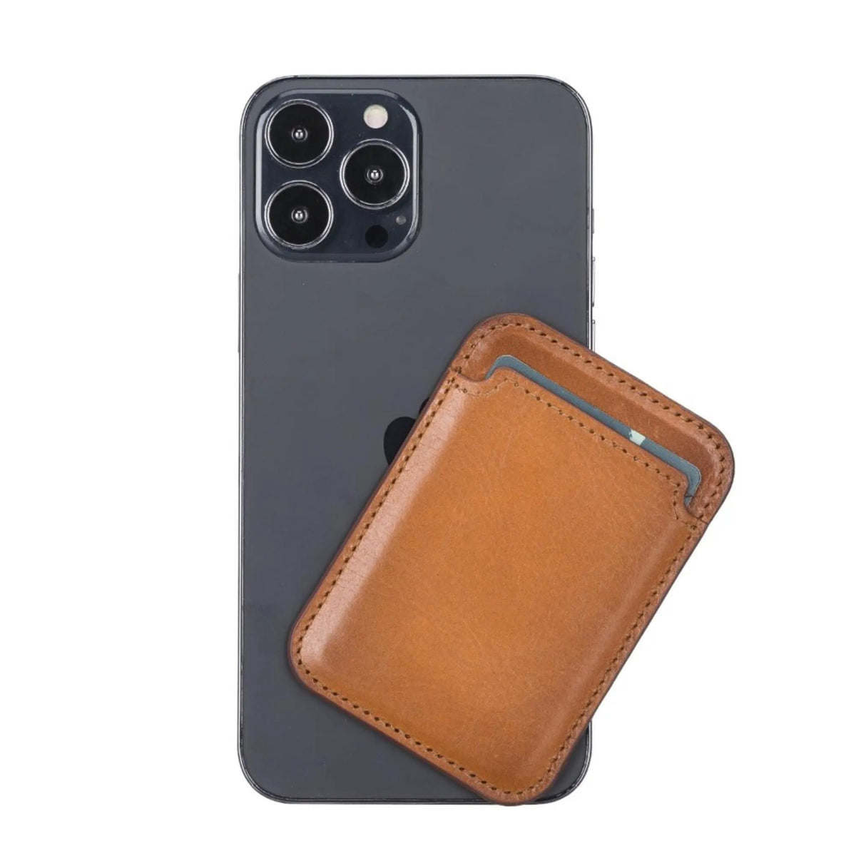 Cortland Full-Grain Leather Card Holder Wallet with Magnet by TORONATA