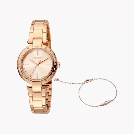 Esprit Women's Rose Gold Watch, Stainless Steel | Es1l123m0045 by ESPRIT