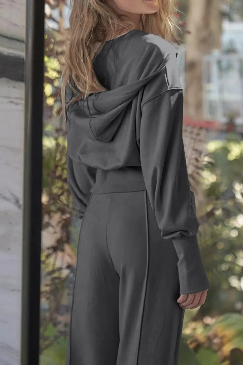 Zip-Up Hoodie and Pants Active Set by Partner Label