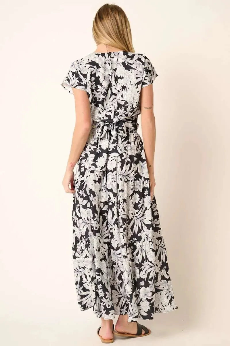 Mittoshop Tropical Print Top and Skirt Set by Mittoshop